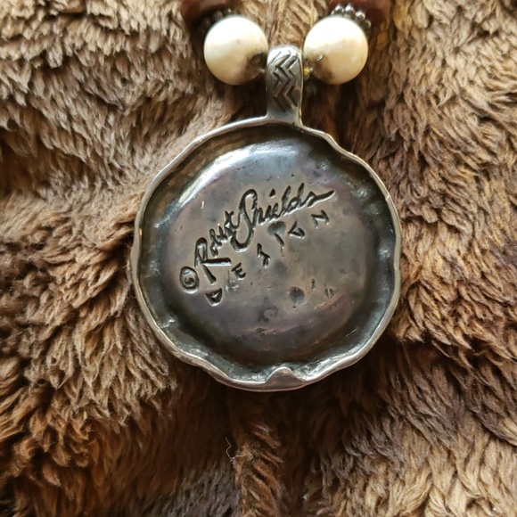 **SOLD**Robert ShieldsTribal and Jasper Necklace - Picture 3 of 9